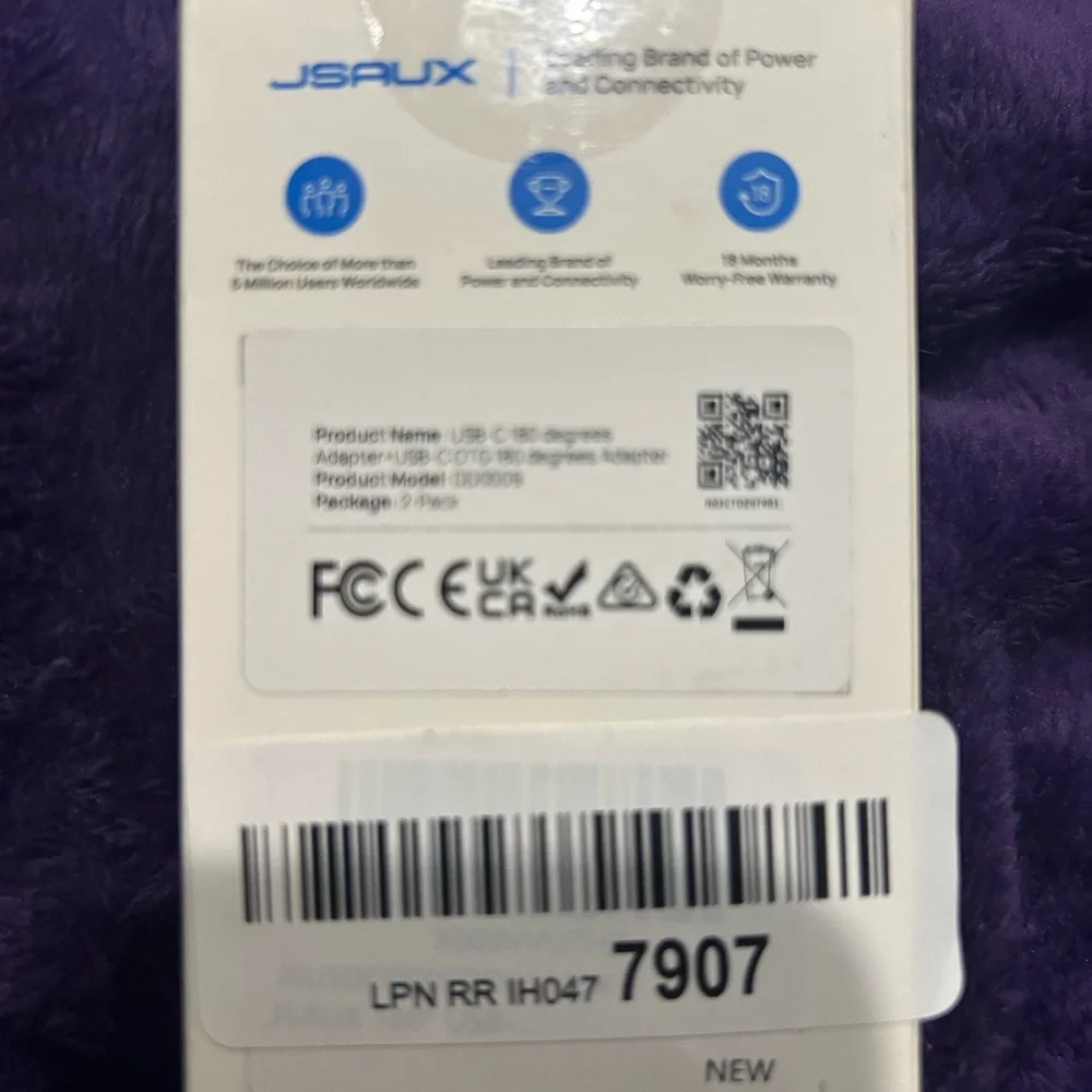 Black USB-C Adapter